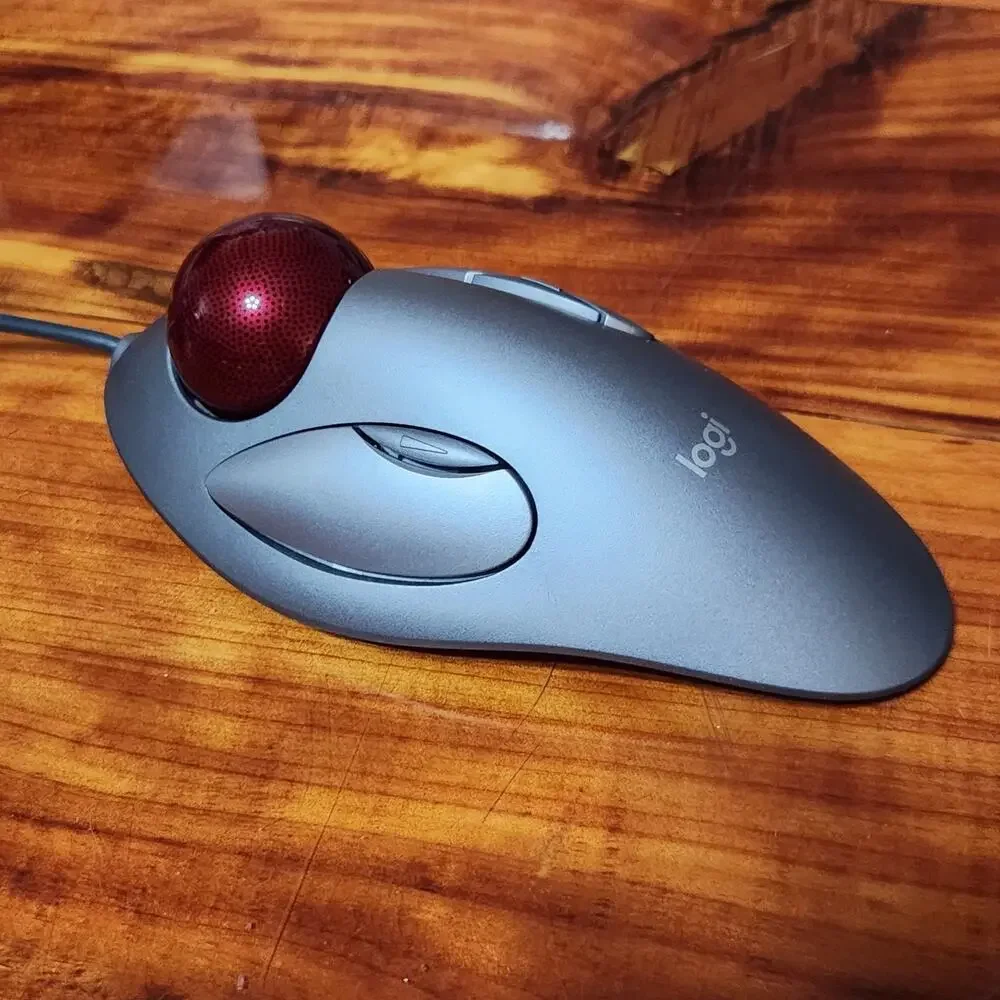 Logitech T-BC21 Trackman Trackball USB Mouse Marble Ball 810-000767
